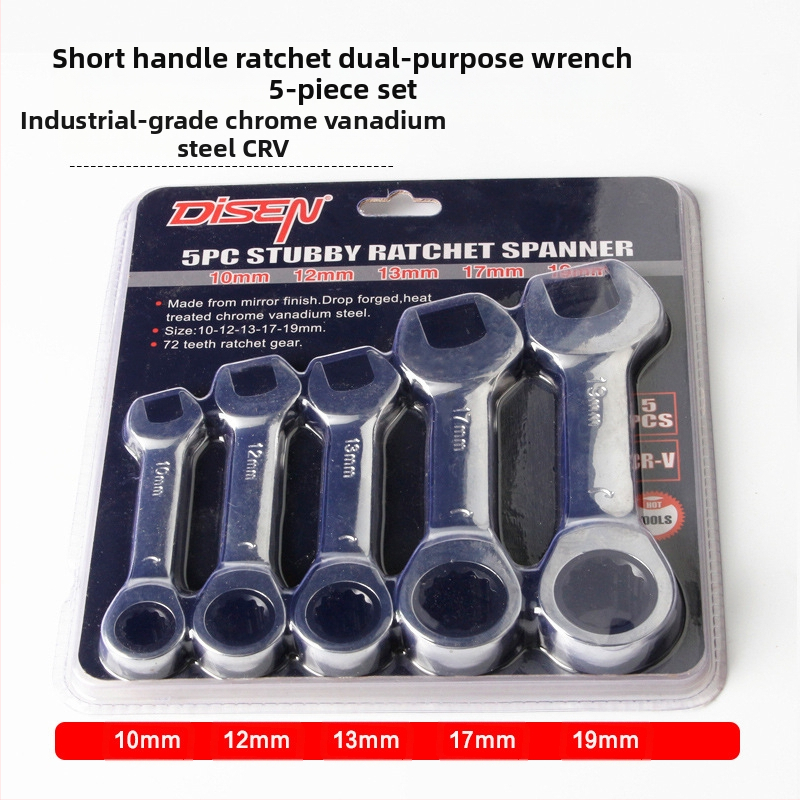 Dvipusiai veržliarakčio pagalbinis ritinėlis su kompaktišku dizainu, chromo-vanadžio plienas