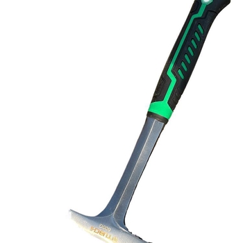 Geologijos tyrimų plaktukas – daugiafunkcis, ašia plokščia galva, tinkamas alpinizmui ir kasybai