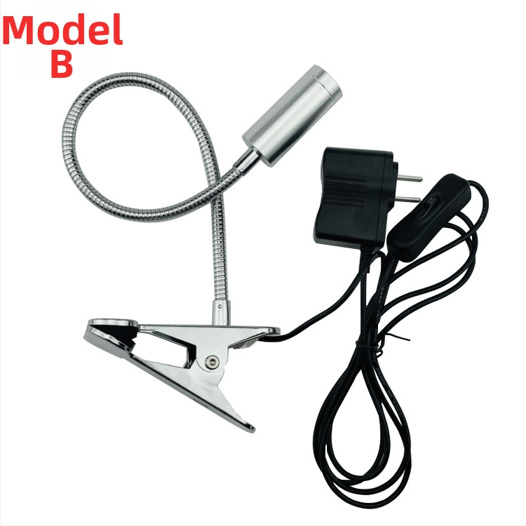 LED клип прожектор с алуминиев корпус, 5W–12W, CRI 80–89, ≤36V, бутонен превключвател