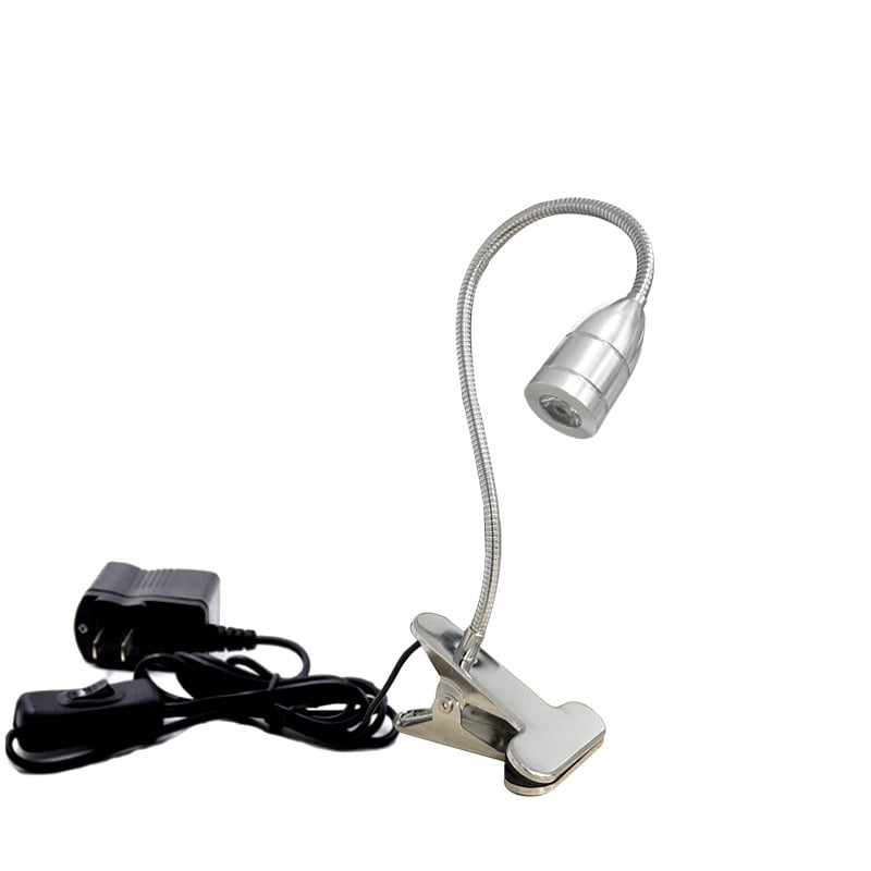 LED klipinis prožektorius su aliuminio korpusu, 5W–12W, CRI 80–89, ≤36V, mygtuko jungiklis