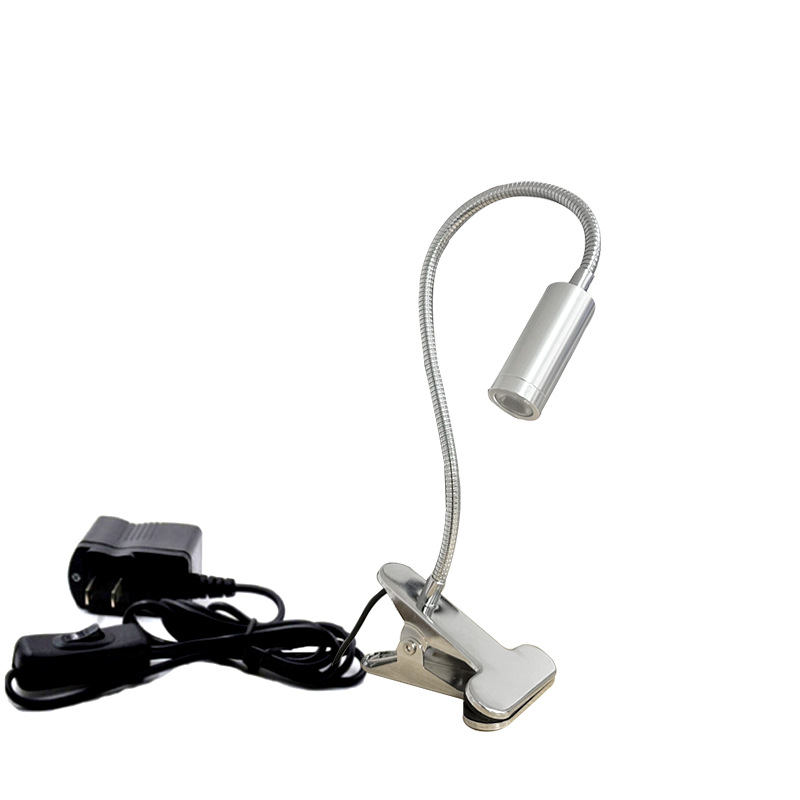 LED klipinis prožektorius su aliuminio korpusu, 5W–12W, CRI 80–89, ≤36V, mygtuko jungiklis