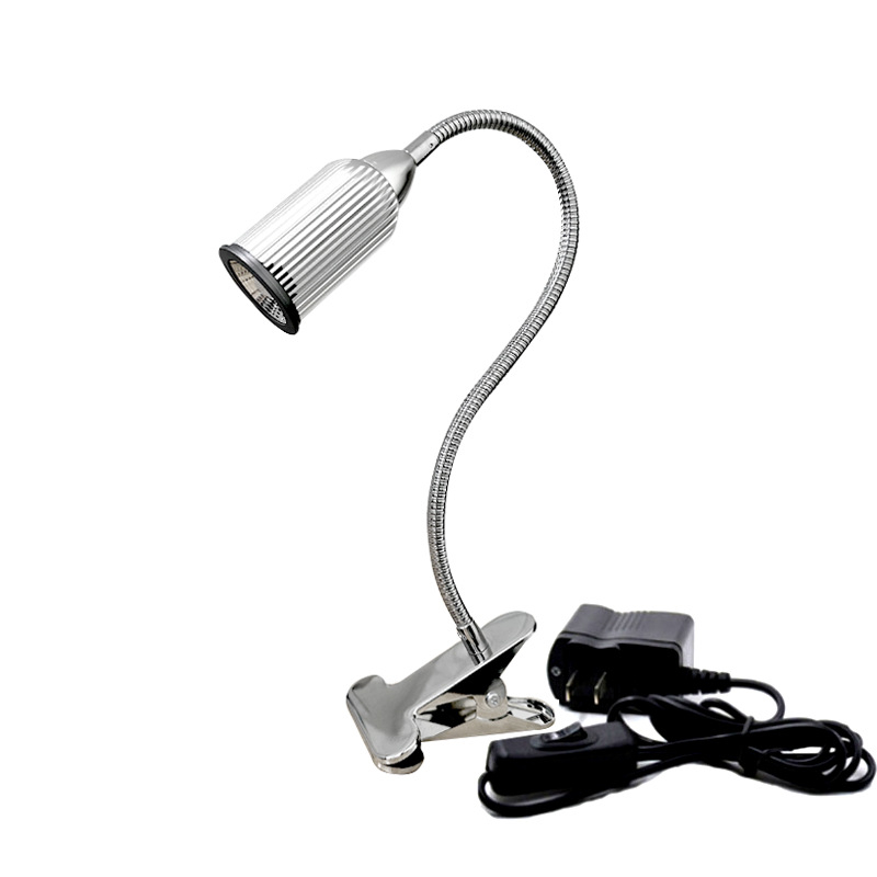 LED klipinis prožektorius su aliuminio korpusu, 5W–12W, CRI 80–89, ≤36V, mygtuko jungiklis