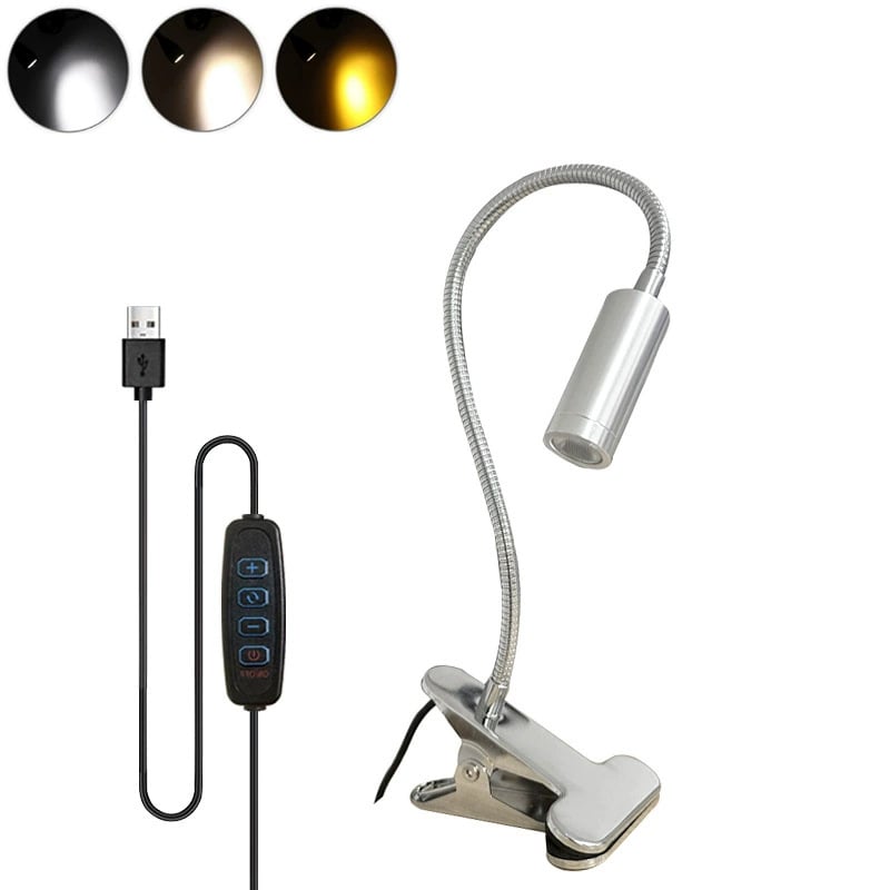 LED klipinis prožektorius su aliuminio korpusu, 5W–12W, CRI 80–89, ≤36V, mygtuko jungiklis