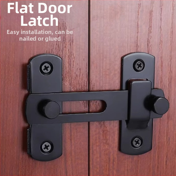 Неръждаем болт за врата, H-образна заключалка, повърхност със спрей покритие, марка Meishijia, модерен минималистичен стил