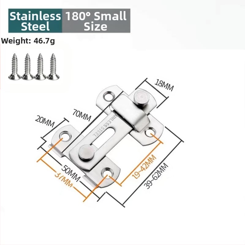 Ανοξείδωτο bolt για πόρτα με κλειδαριά τύπου Η, εξάρτημα πόρτας, φινίρισμα βαφής με ψεκασμό, μάρκα Meishijia