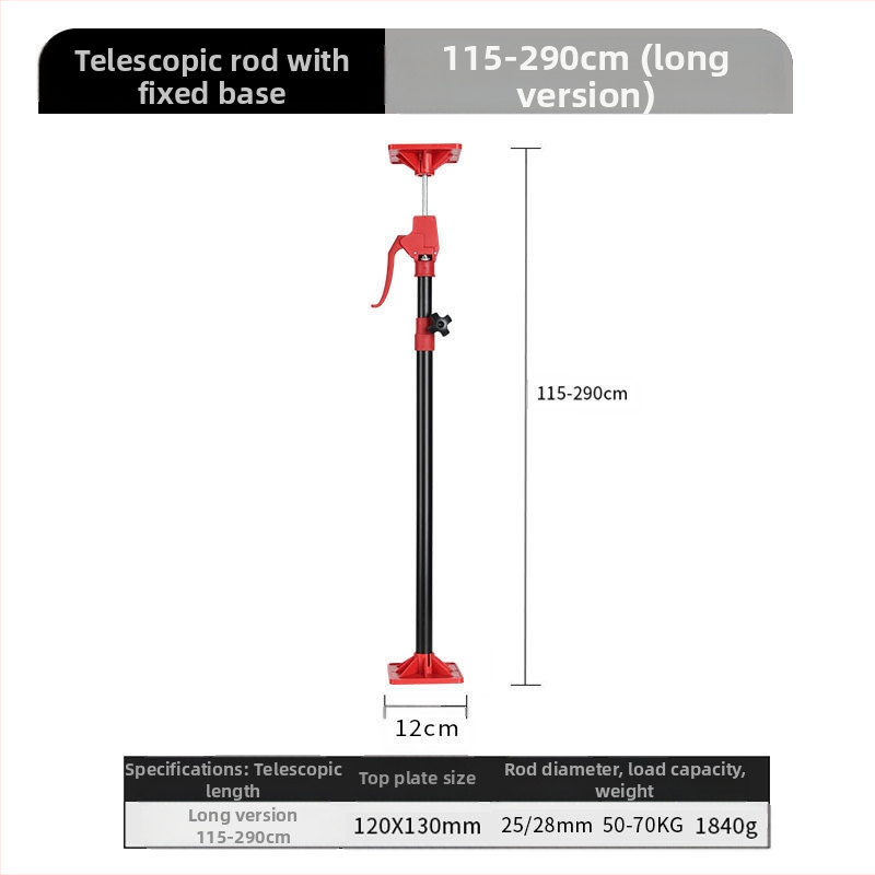 Τελεσκοπική στήριξη για κρεμαστά ντουλάπια και οροφές γυψοσανίδας, μοντέλο FR-SSG007, υλικά: νάιλον και σίδηρος, μάρκα Fang Rui, για εγκατάσταση κρεμαστών ντουλαπιών, ραφιών και πλαισίων θυρών