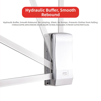 Κρεμάστρες ρούχων με αμορτισέρ για γκαρνταρόμπα, ντουλάπι και υψηλό ντουλάπι — Αλουμίνιο KM-306, Σύγχρονο μινιμαλιστικό στυλ, Προέλευση Φοσάν