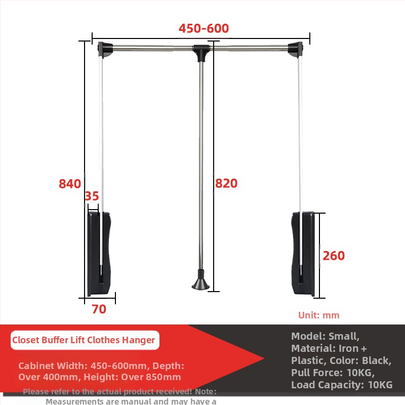 Κρεμάστρες ρούχων με αμορτισέρ για γκαρνταρόμπα, ντουλάπι και υψηλό ντουλάπι — Αλουμίνιο KM-306, Σύγχρονο μινιμαλιστικό στυλ, Προέλευση Φοσάν