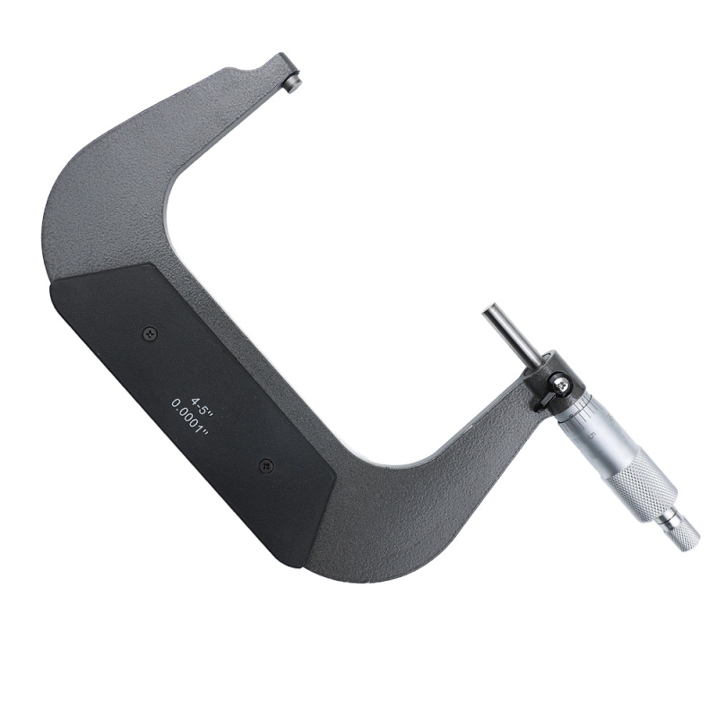 HUOTO Μικρομέτρο νημάτων, εμβέλεια 0-100 mm, μέτρηση εξωτερικού διαμέτρου, μέτρηση μεσαίου διαμέτρου νημάτων, αξεσουάρ μέτρησης πάχους