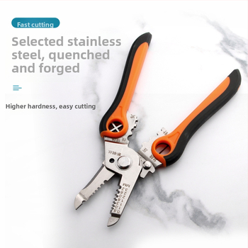 Πολυλειτουργικά τσιμπίδια αποκοπής και crimping καλωδίων για ηλεκτρολόγους – δυνατά και ανθεκτικά, ορθογώνιο σχήμα, 0.155 kg, μάρκα Treatment