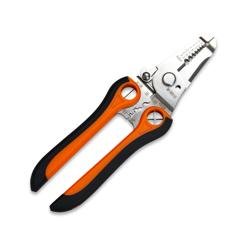 Πολυλειτουργικά τσιμπίδια αποκοπής και crimping καλωδίων για ηλεκτρολόγους – δυνατά και ανθεκτικά, ορθογώνιο σχήμα, 0.155 kg, μάρκα Treatment