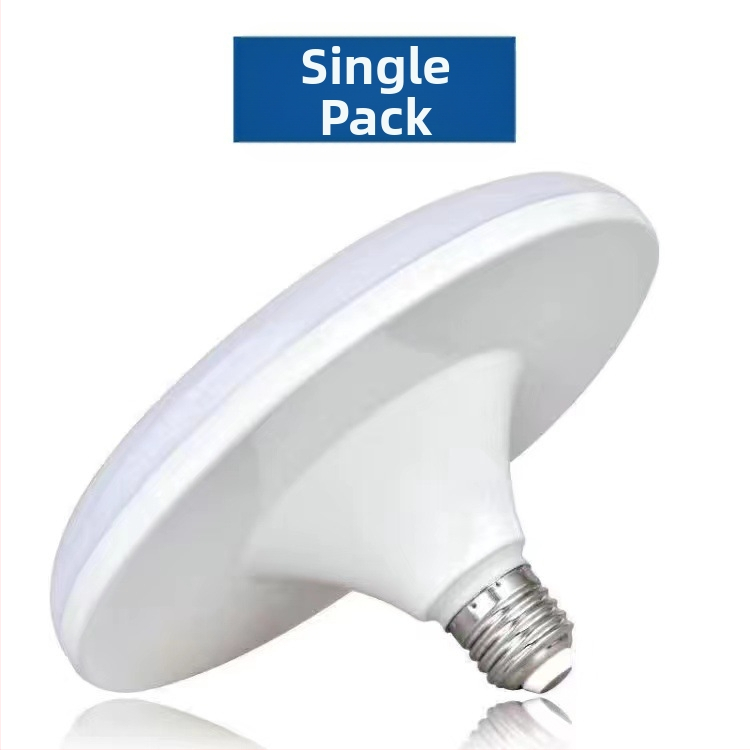 LED λαμπτήρας με σχέδιο ιπτάμενου δίσκου για οικιακή χρήση, βάση E14, 220V, τροφοδοσία μέσω πρίζας, αλουμινένιο σώμα, ενεργειακή κλάση 3