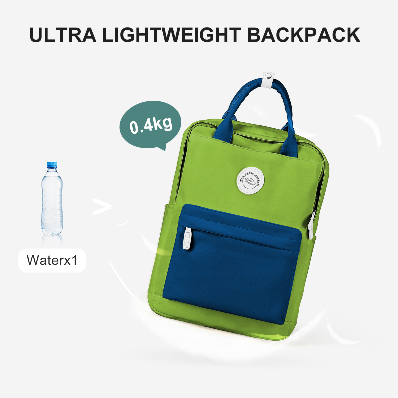 Unisex skolas mugursoma - neilons, izturīga, izliektas plecu siksnas, poliestera odere