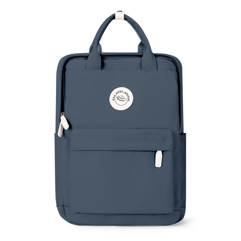 Unisex skolas mugursoma - neilons, izturīga, izliektas plecu siksnas, poliestera odere