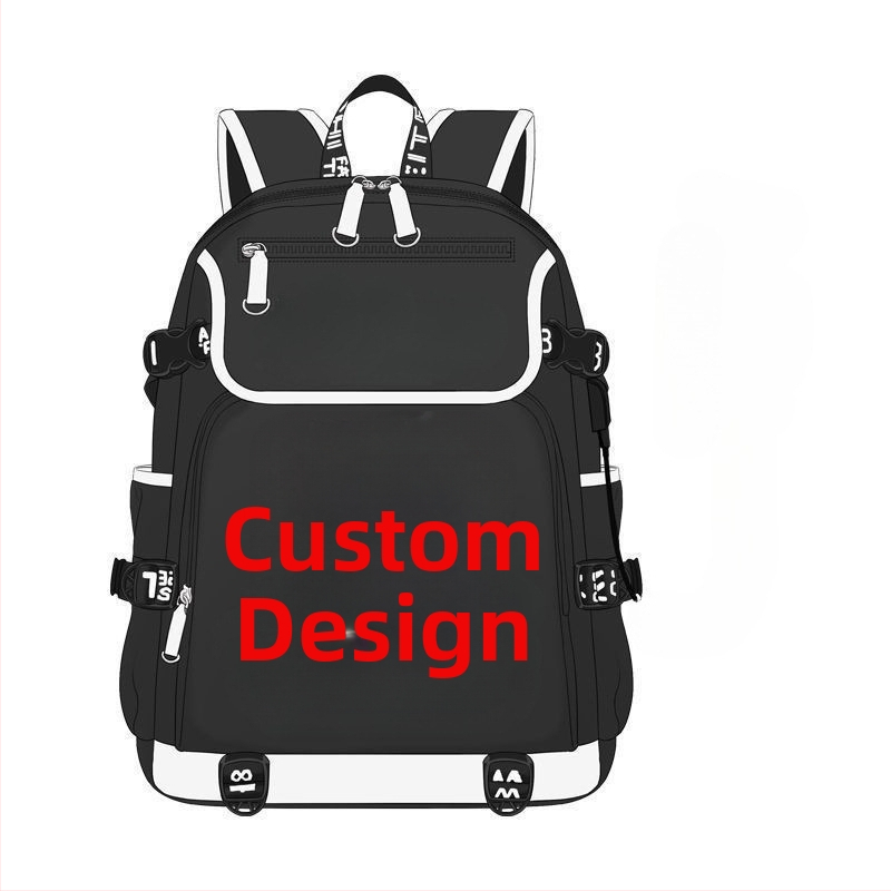 Mugursoma ar lielu ietilpību, no Oxford auduma, ar anime karikatūras motīvu, elpojoša un izturīga pret nolietojumu