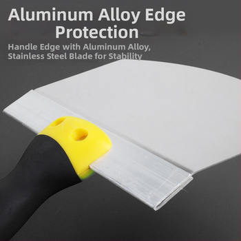 Σπάτουλα σοβάτισματος με λεπίδα από ανοξείδωτο ατσάλι, πλαστικό χερούλι, σειρά Putty knife, Jiuling, LC cabinet-feeder προδιαγραφές