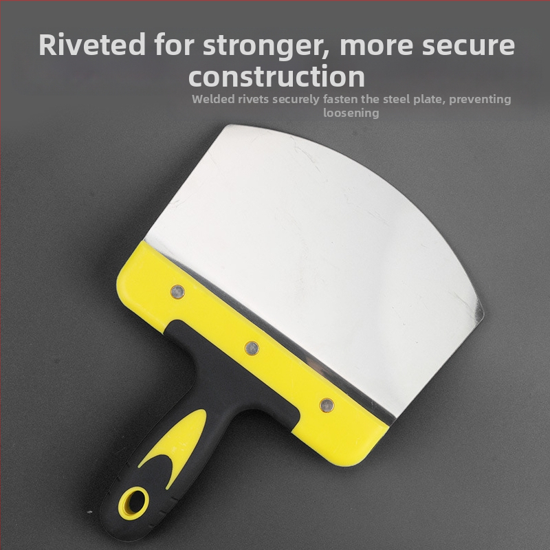 Шпатула за шпакловане от неръждаема стомана, пластмасова дръжка, серия Putty knife, Jiuling, LC cabinet-feeder