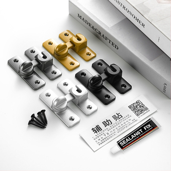 Κλειδαριά τύπου πεταλούδα από κράμα αλουμινίου, Κ-τύπος, ηλεκτροπλατινωμένο φινίρισμα, μοντέρνος μινιμαλιστικός σχεδιασμός