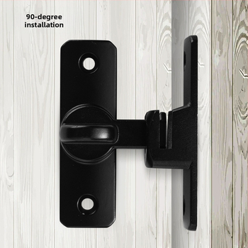 Κλειδαριά τύπου πεταλούδα από κράμα αλουμινίου, Κ-τύπος, ηλεκτροπλατινωμένο φινίρισμα, μοντέρνος μινιμαλιστικός σχεδιασμός