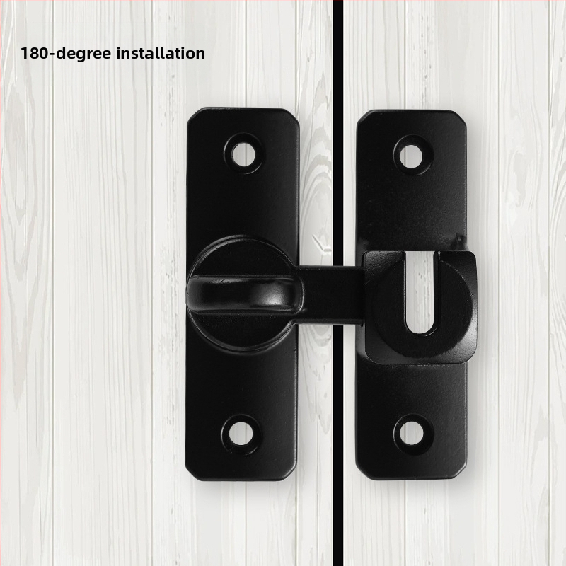 Κλειδαριά τύπου πεταλούδα από κράμα αλουμινίου, Κ-τύπος, ηλεκτροπλατινωμένο φινίρισμα, μοντέρνος μινιμαλιστικός σχεδιασμός