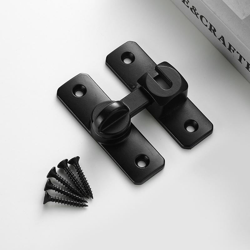 Κλειδαριά τύπου πεταλούδα από κράμα αλουμινίου, Κ-τύπος, ηλεκτροπλατινωμένο φινίρισμα, μοντέρνος μινιμαλιστικός σχεδιασμός