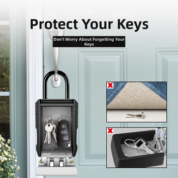 Κλειδοθήκη αλουμινίου με κωδικό CH-817/827, μοντέρνος μινιμαλισμός, τοίχος ή κρεμάστρα, αριθμητικό κλείδωμα