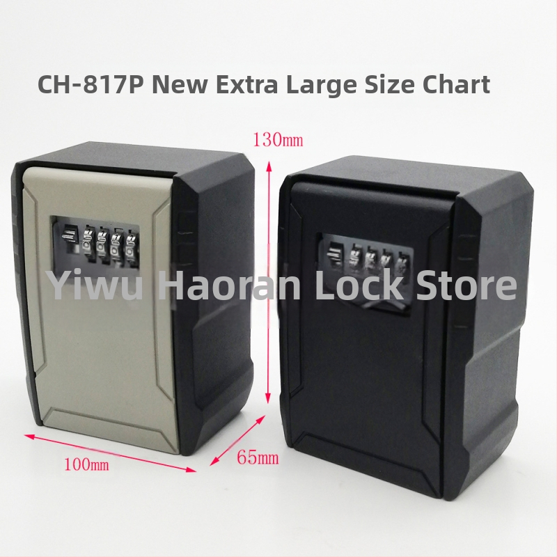 Κλειδοθήκη αλουμινίου με κωδικό CH-817/827, μοντέρνος μινιμαλισμός, τοίχος ή κρεμάστρα, αριθμητικό κλείδωμα