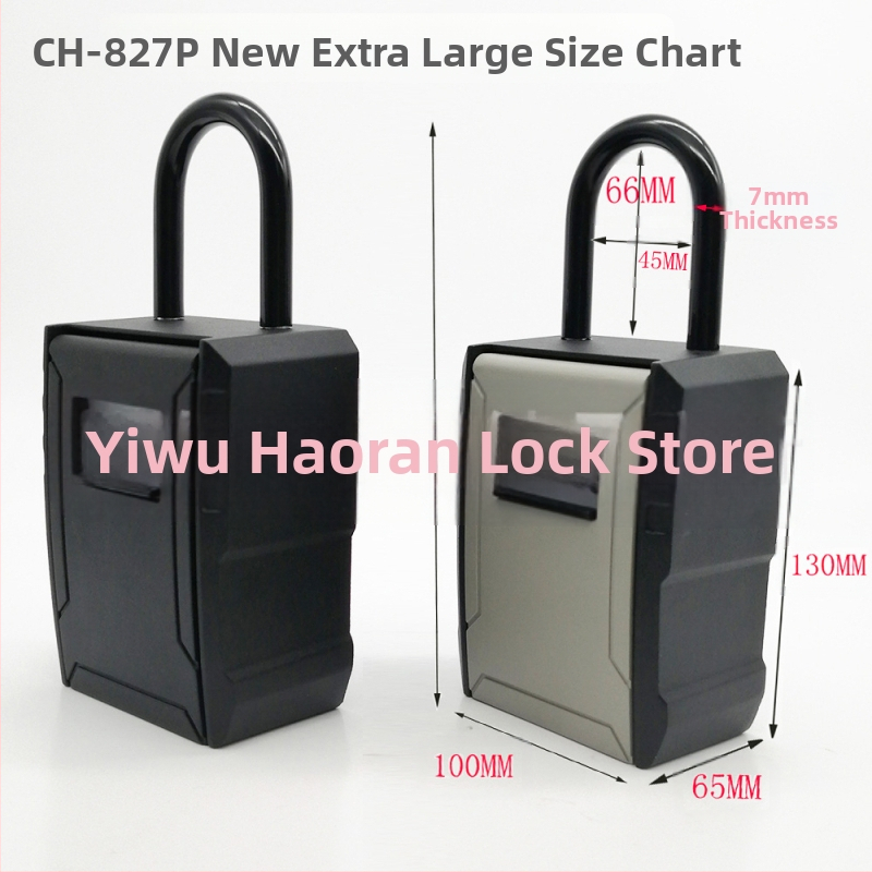 Κλειδοθήκη αλουμινίου με κωδικό CH-817/827, μοντέρνος μινιμαλισμός, τοίχος ή κρεμάστρα, αριθμητικό κλείδωμα