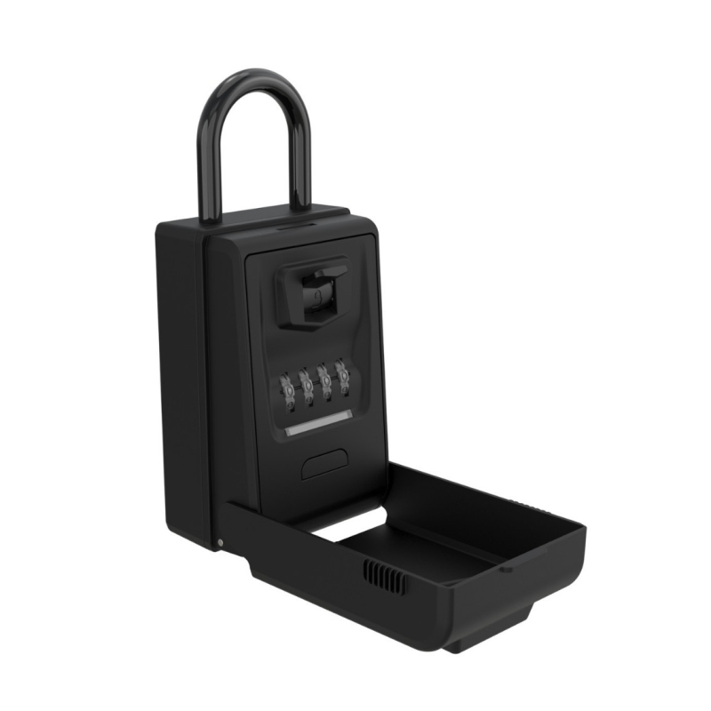 Κλειδοθήκη αλουμινίου με κωδικό CH-817/827, μοντέρνος μινιμαλισμός, τοίχος ή κρεμάστρα, αριθμητικό κλείδωμα