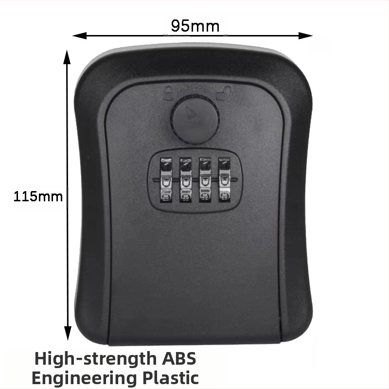 Κλειδοθήκη αλουμινίου με κωδικό CH-817/827, μοντέρνος μινιμαλισμός, τοίχος ή κρεμάστρα, αριθμητικό κλείδωμα