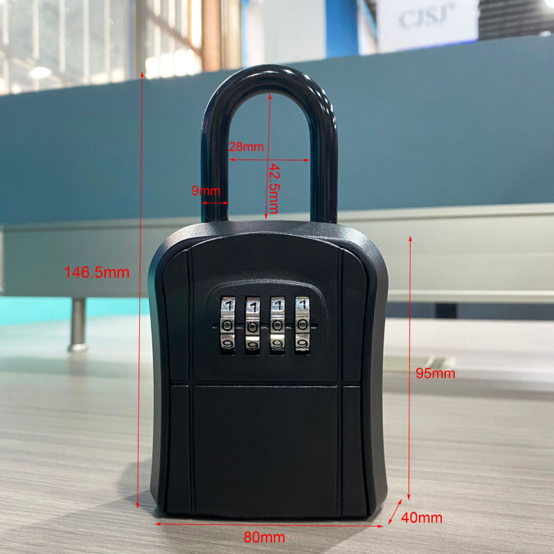 Κλειδοθήκη αλουμινίου με κωδικό CH-817/827, μοντέρνος μινιμαλισμός, τοίχος ή κρεμάστρα, αριθμητικό κλείδωμα