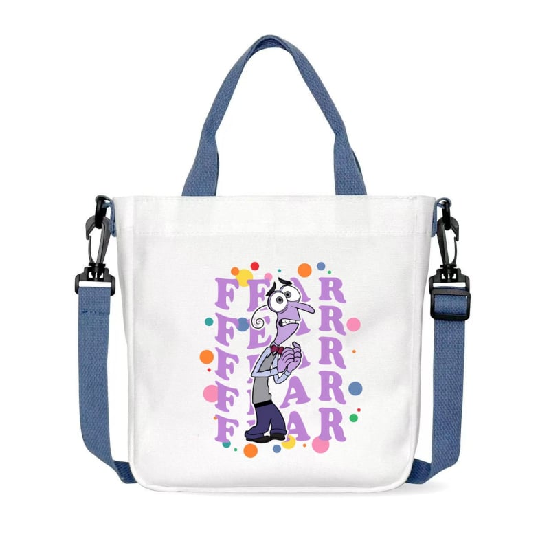 Geantă crossbody din pânză pentru unisex | formă pătrată orizontală | închidere magnet | căptușeală din pânză | o curea