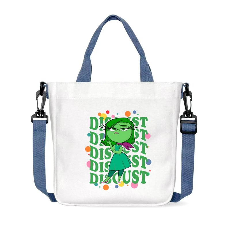 Geantă crossbody din pânză pentru unisex | formă pătrată orizontală | închidere magnet | căptușeală din pânză | o curea