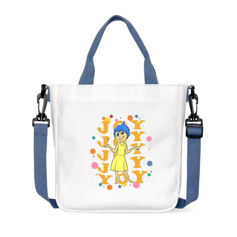 Geantă crossbody din pânză pentru unisex | formă pătrată orizontală | închidere magnet | căptușeală din pânză | o curea