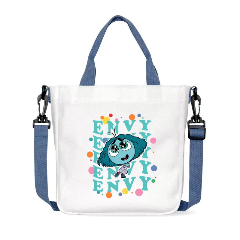 Geantă crossbody din pânză pentru unisex | formă pătrată orizontală | închidere magnet | căptușeală din pânză | o curea