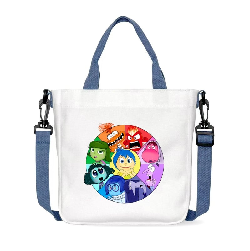 Geantă crossbody din pânză pentru unisex | formă pătrată orizontală | închidere magnet | căptușeală din pânză | o curea