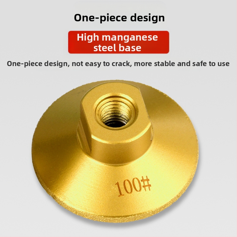 Melton MG025 Диамантена Brazing плоска шлайф глава за плочки, мрамор и камък – полиране