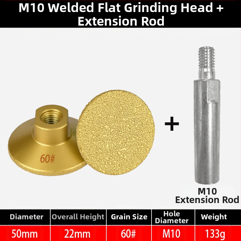 Melton MG025 Διαμαντι Brazing επίπεδη κεφαλή λείανσης για πλακάκια, μάρμαρο και πέτρα – γυάλισμα