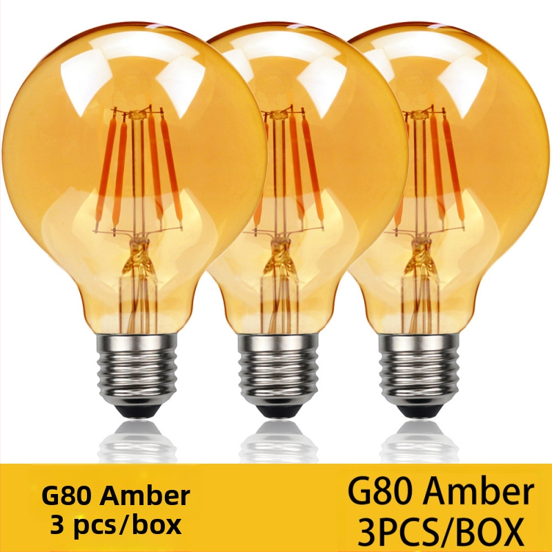 Λάμπα LED Edison με φίλμεντ, βάση E27, μοντέλο ST64, 360 lm, CRI 90+, διάρκεια ζωής 20000 h