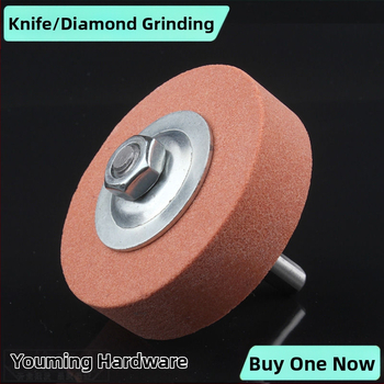 Αξεσουάρ ακονίσματος μαχαιριών για χειροκίνητο και ηλεκτρικό τρυπάνι • δίσκος λείανσης από ανοξείδωτο ατσάλι • λίθος γυαλίσματος • κυκλικός δίσκος λείανσης