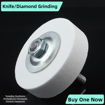 Αξεσουάρ ακονίσματος μαχαιριών για χειροκίνητο και ηλεκτρικό τρυπάνι • δίσκος λείανσης από ανοξείδωτο ατσάλι • λίθος γυαλίσματος • κυκλικός δίσκος λείανσης