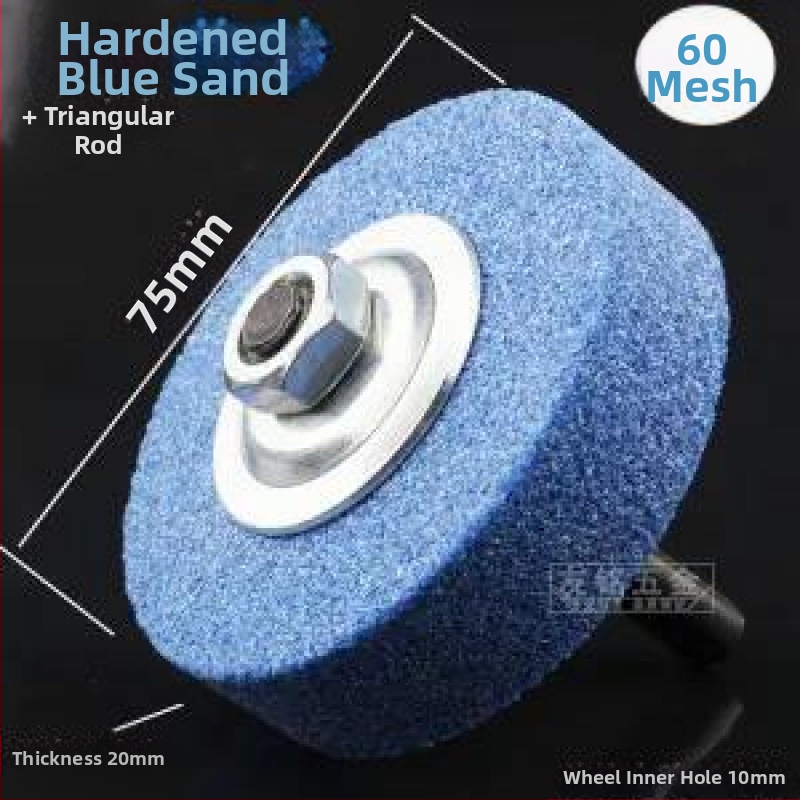 Αξεσουάρ ακονίσματος μαχαιριών για χειροκίνητο και ηλεκτρικό τρυπάνι • δίσκος λείανσης από ανοξείδωτο ατσάλι • λίθος γυαλίσματος • κυκλικός δίσκος λείανσης