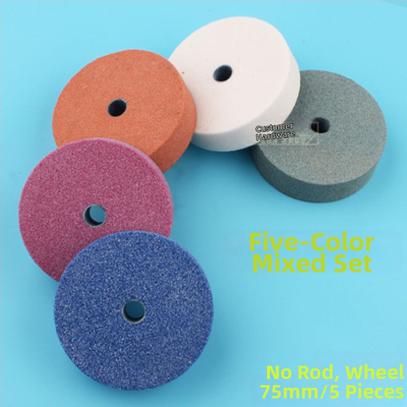 Αξεσουάρ ακονίσματος μαχαιριών για χειροκίνητο και ηλεκτρικό τρυπάνι • δίσκος λείανσης από ανοξείδωτο ατσάλι • λίθος γυαλίσματος • κυκλικός δίσκος λείανσης