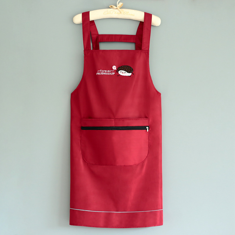 Manda Meng bez piedurknēm priekšauts, Korejiešu stila, ūdensizturīgs, mājas virtuvei