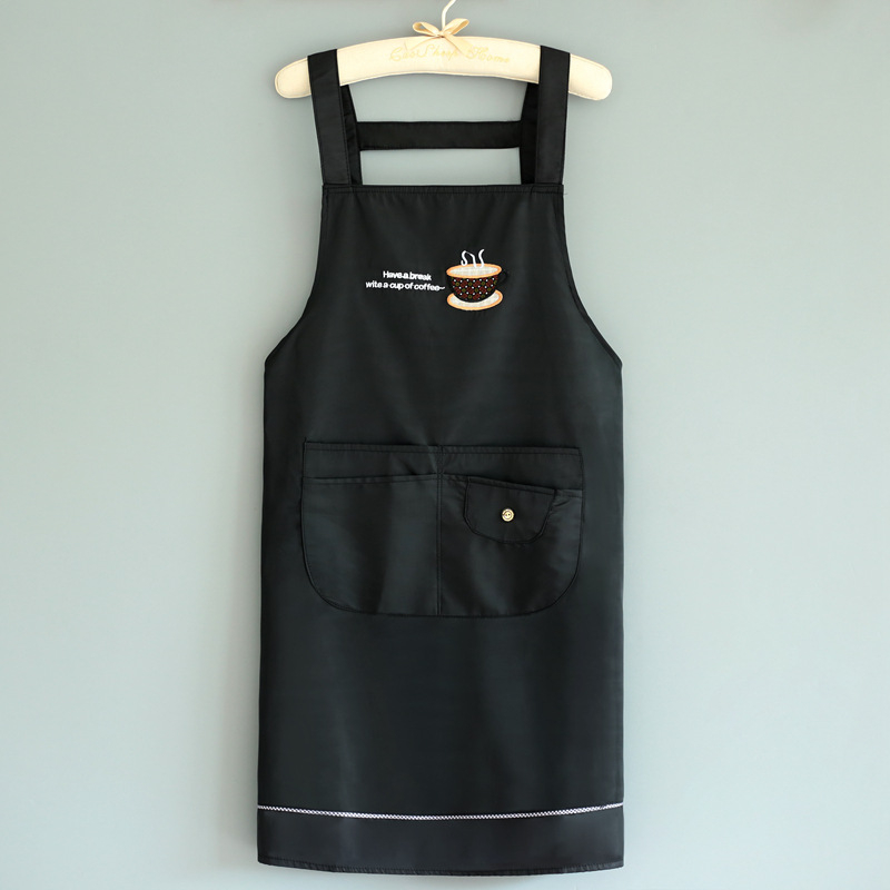 Manda Meng bez piedurknēm priekšauts, Korejiešu stila, ūdensizturīgs, mājas virtuvei