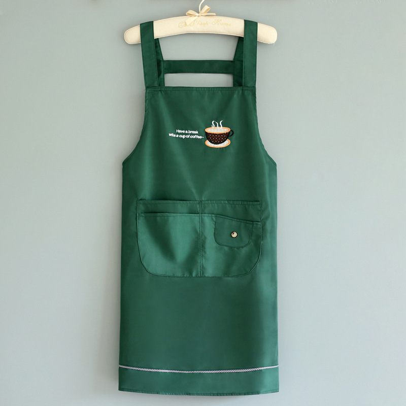 Manda Meng bez piedurknēm priekšauts, Korejiešu stila, ūdensizturīgs, mājas virtuvei