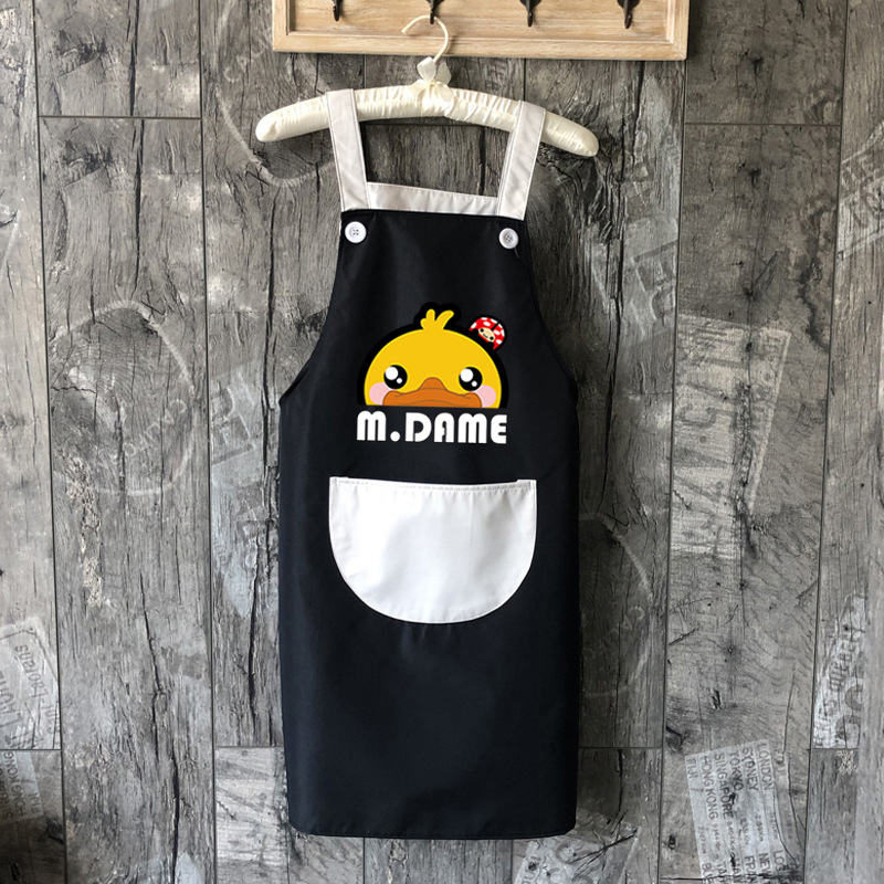 Manda Meng bez piedurknēm priekšauts, Korejiešu stila, ūdensizturīgs, mājas virtuvei