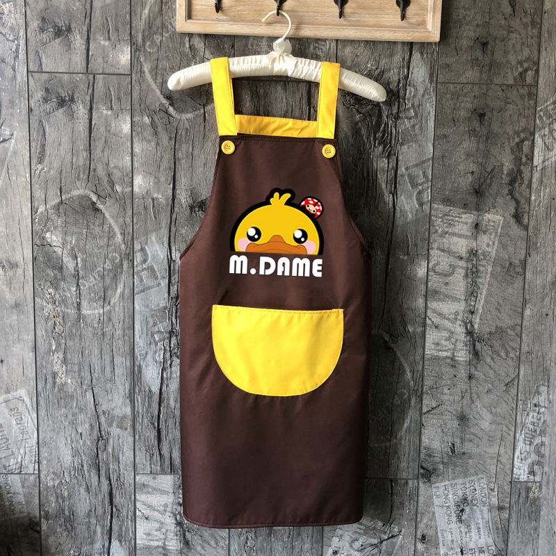 Manda Meng bez piedurknēm priekšauts, Korejiešu stila, ūdensizturīgs, mājas virtuvei