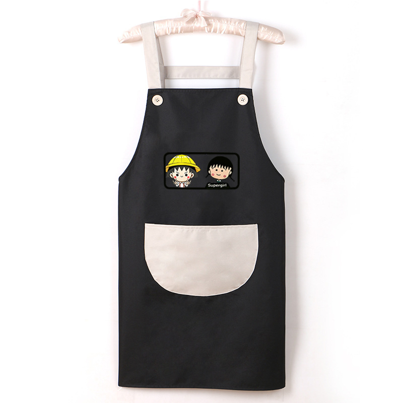 Manda Meng bez piedurknēm priekšauts, Korejiešu stila, ūdensizturīgs, mājas virtuvei