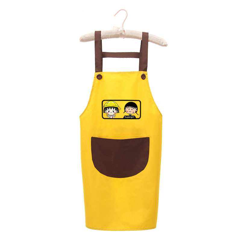 Manda Meng bez piedurknēm priekšauts, Korejiešu stila, ūdensizturīgs, mājas virtuvei